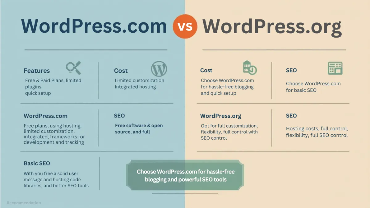 Fakta penting tentang WordPress.com dan WordPress.org