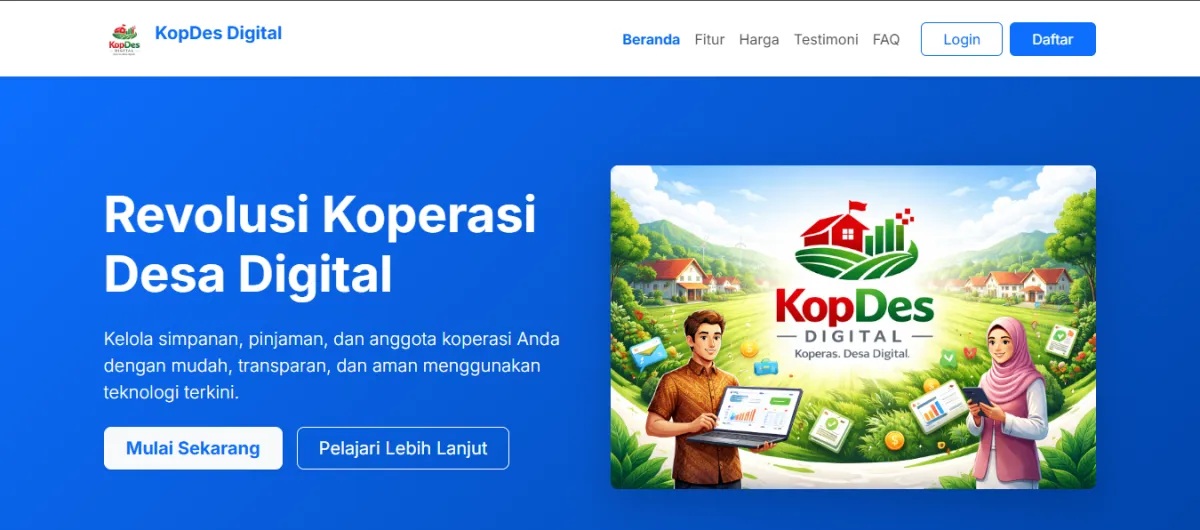 Source Code Manajemen Koperasi Laravel 12 (Unlimited & Subscription Ready)
